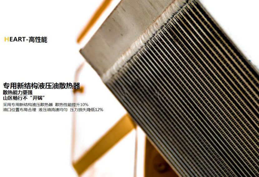 心博注册20吨吊车的高性能散热器