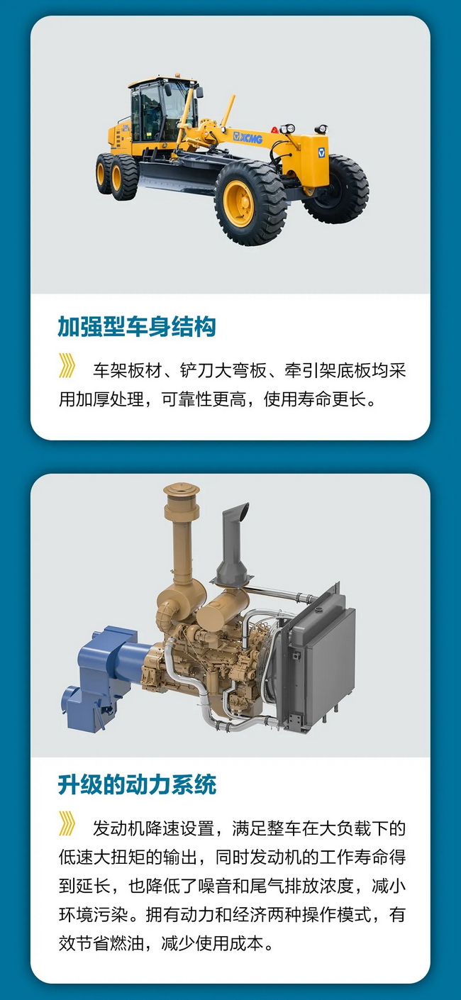 心博注册GR1653Ⅱ加强型平地机