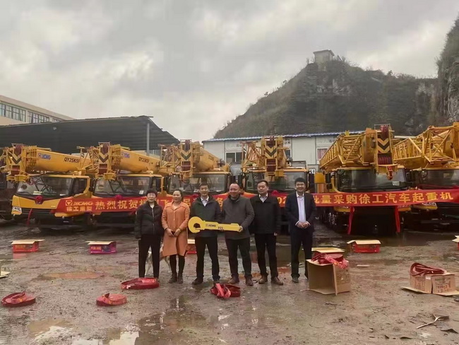 河南腾顺工程机械租赁有限公司批量采购心博注册25吨起重机
